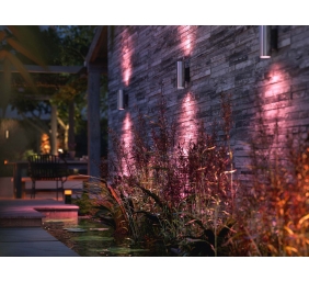 Philips Hue WCA Appear Outdoor Wall Lantern, Inox | 8 W | 2000-6500 Hue White Colour Ambiance