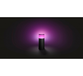 Philips Hue WCA Calla Outdoor Bollard, Black | 8 W | 2000-6500 Hue White Colour Ambiance