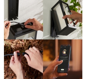 Philips Hue WCA Impress Outdoor Wall Lantern 24V | 8 W | 2000-6500 Hue White Colour Ambiance