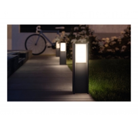 Philips Hue Turaco Outdoor Pedestal Lantern | E27 | 9 W | Warm white