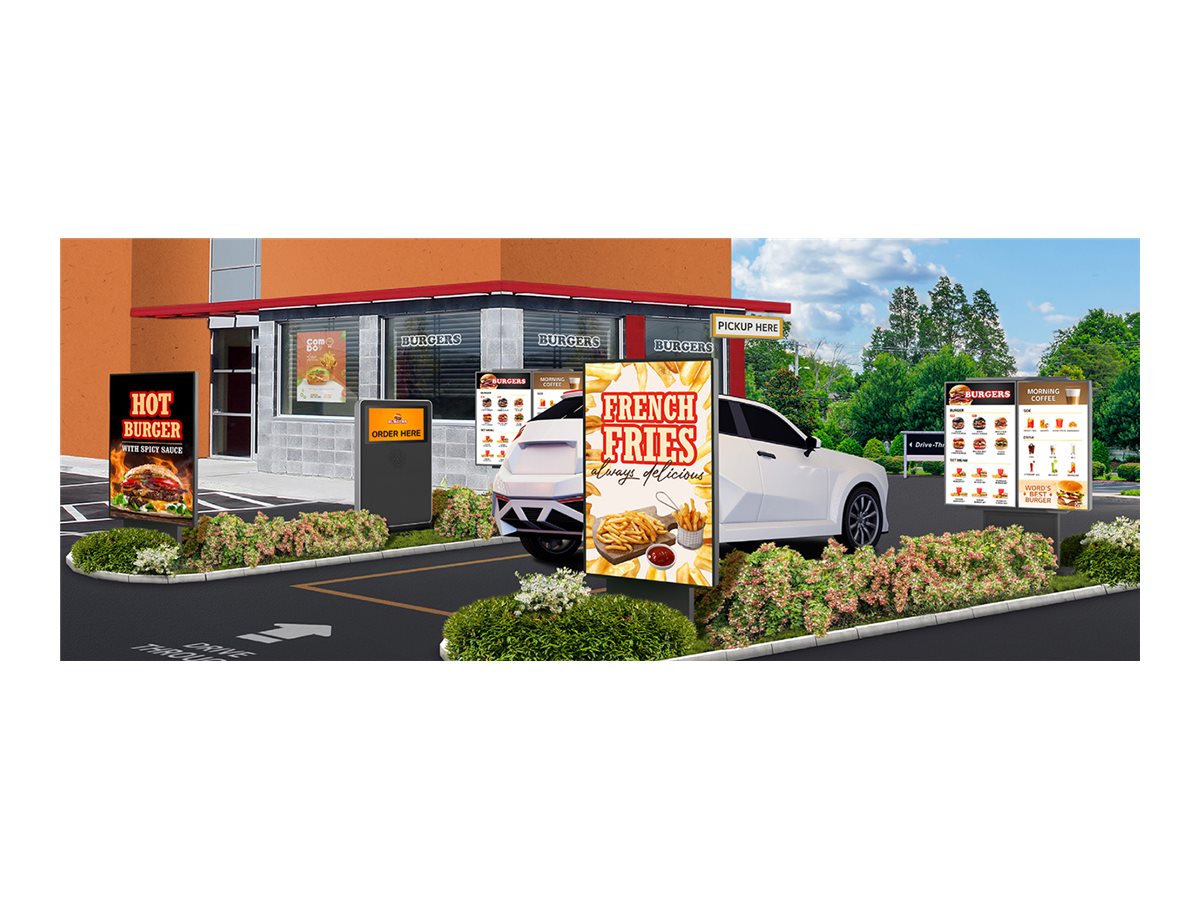 LG Outdoor Display | 55XE3P-B | 55 " | Landscape/Portrait | 24/7 | webOS | Wi-Fi | 3500 cd/m² | 9 ms | 178 ° | 178 °