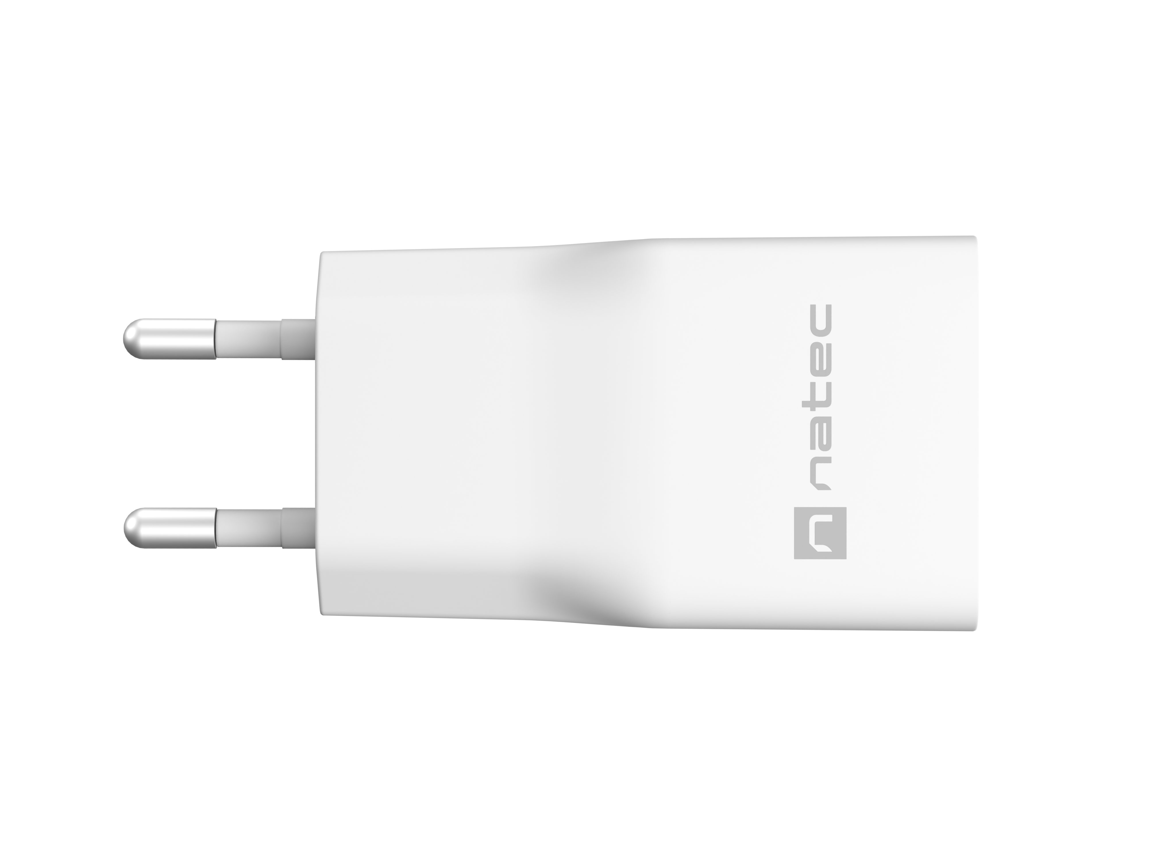 Natec Ribera USB Charger Gan Slim USB 1X USB-A + 1X USB-C 20W | NUC-2376