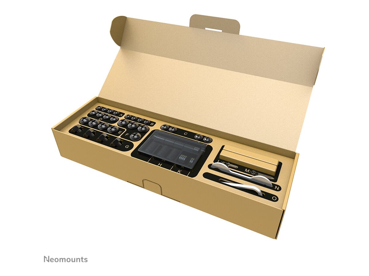 Neomounts Pillar Mount | WL40S-910BL16 | Levelling, tilt, swivel, depth | 40-70 " | Maximum weight (capacity) 45 kg | Black