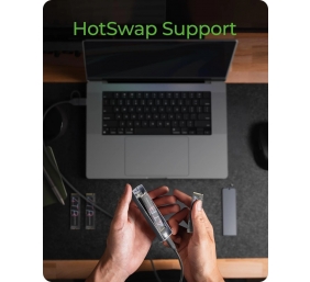 Raidsonic Icy Box M.2 SATA/NVMe SSD Enclosure with USB 3.2 Gen 2 Type-C and RGB light | Warranty IB-1826MCL-CU31 month(s)