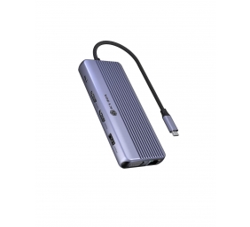 Raidsonic Icy Box Travel Dock 12-in-1, 3x video output (2x HDMI + 1x VGA) | IB-DK4062-CPD