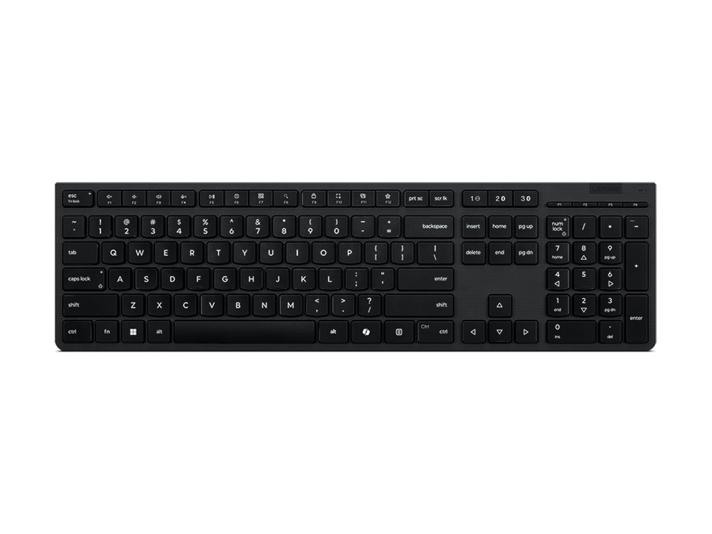 Lenovo | Professional Rechargeable | Keyboard | Wireless | Bluetooth | US | Grey
