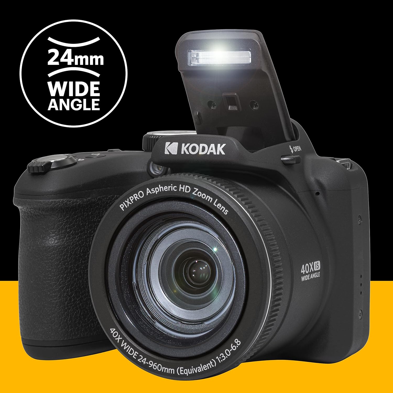 Kodak | Digital Camera | Pixpro AZ405 | 16 MP | Optical zoom 40x x | Display diagonal 3 " | Video recording | Black