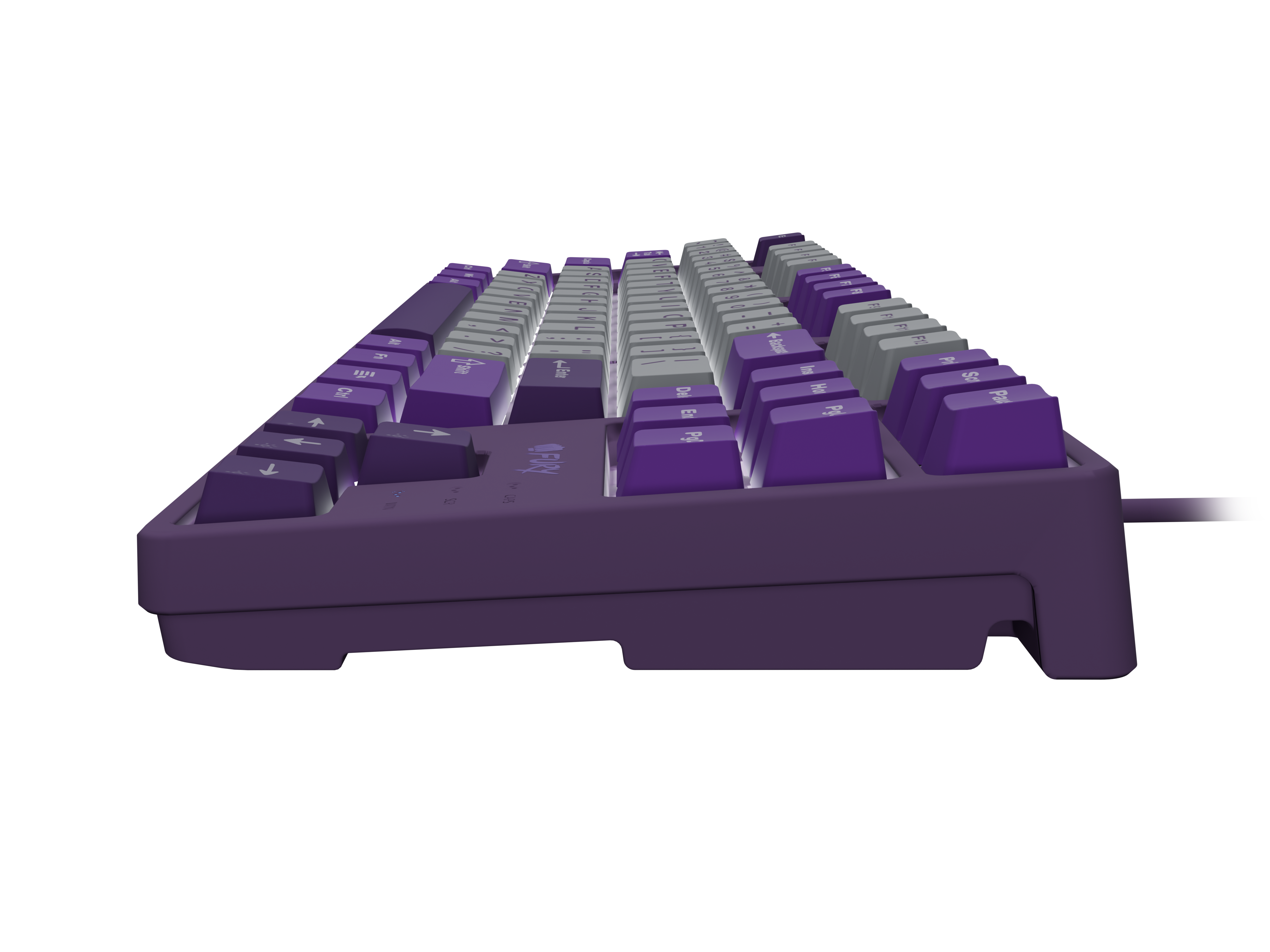 Fury | Kanabo K2 | Gaming Keyboard | Wired | US | Linear | Gray/Purple