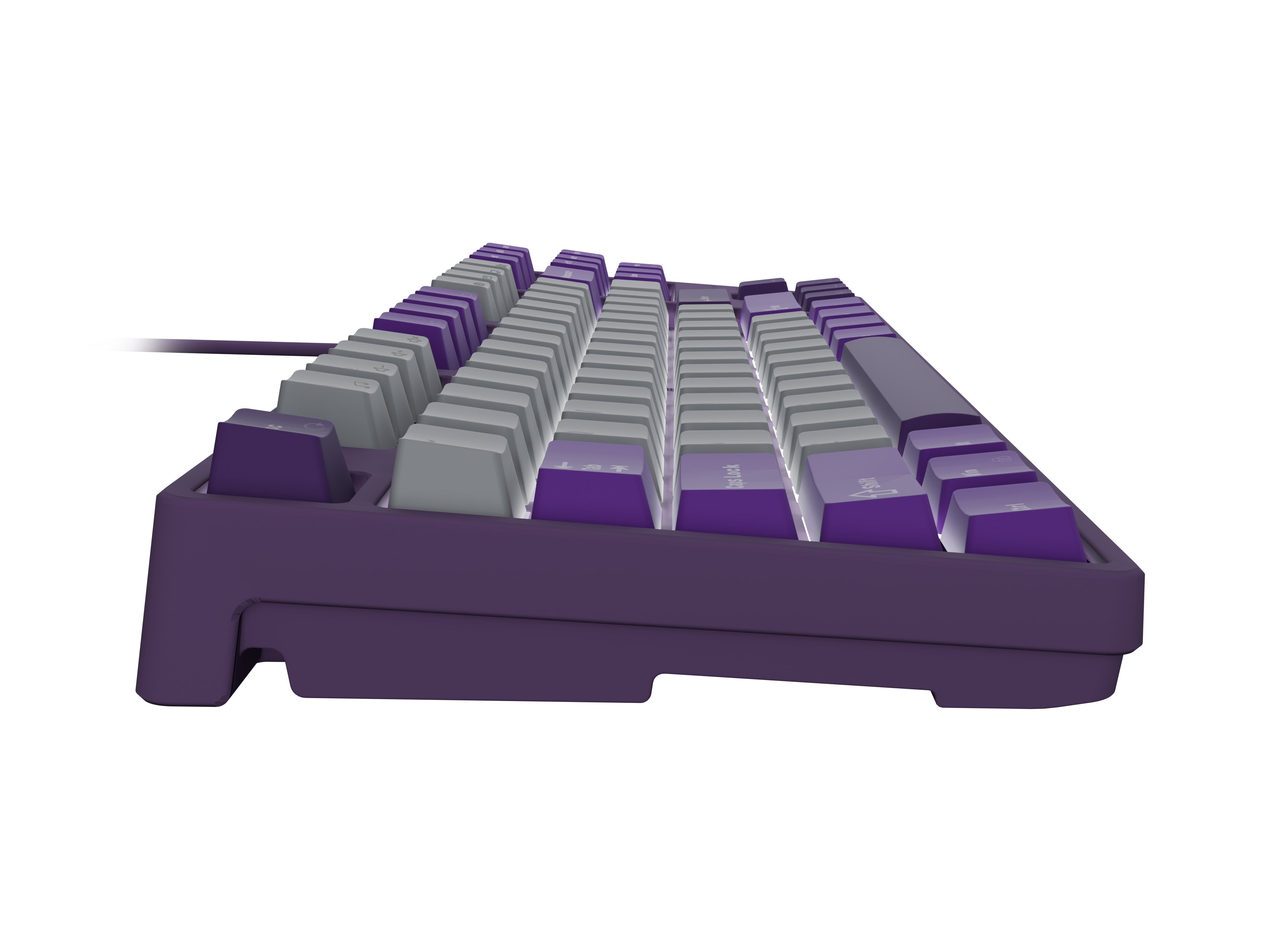 Fury | Kanabo K2 | Gaming Keyboard | Wired | US | Linear | Gray/Purple