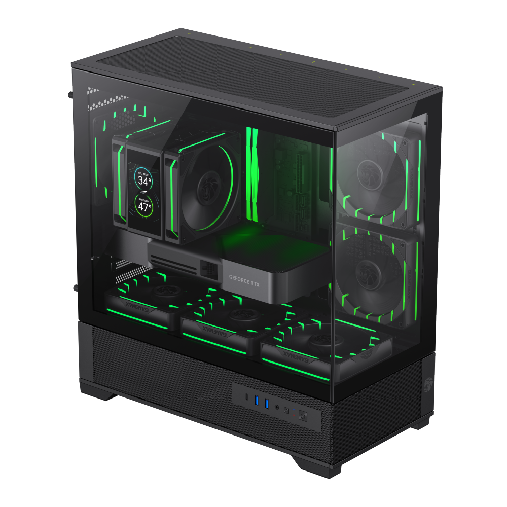 Gamemax Case | VISTA 2 MB | M-ATX