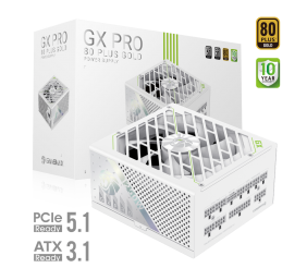 Gamemax PSU | GX PRO 1250G WH | 1250 W | Gold | White | Full Modular