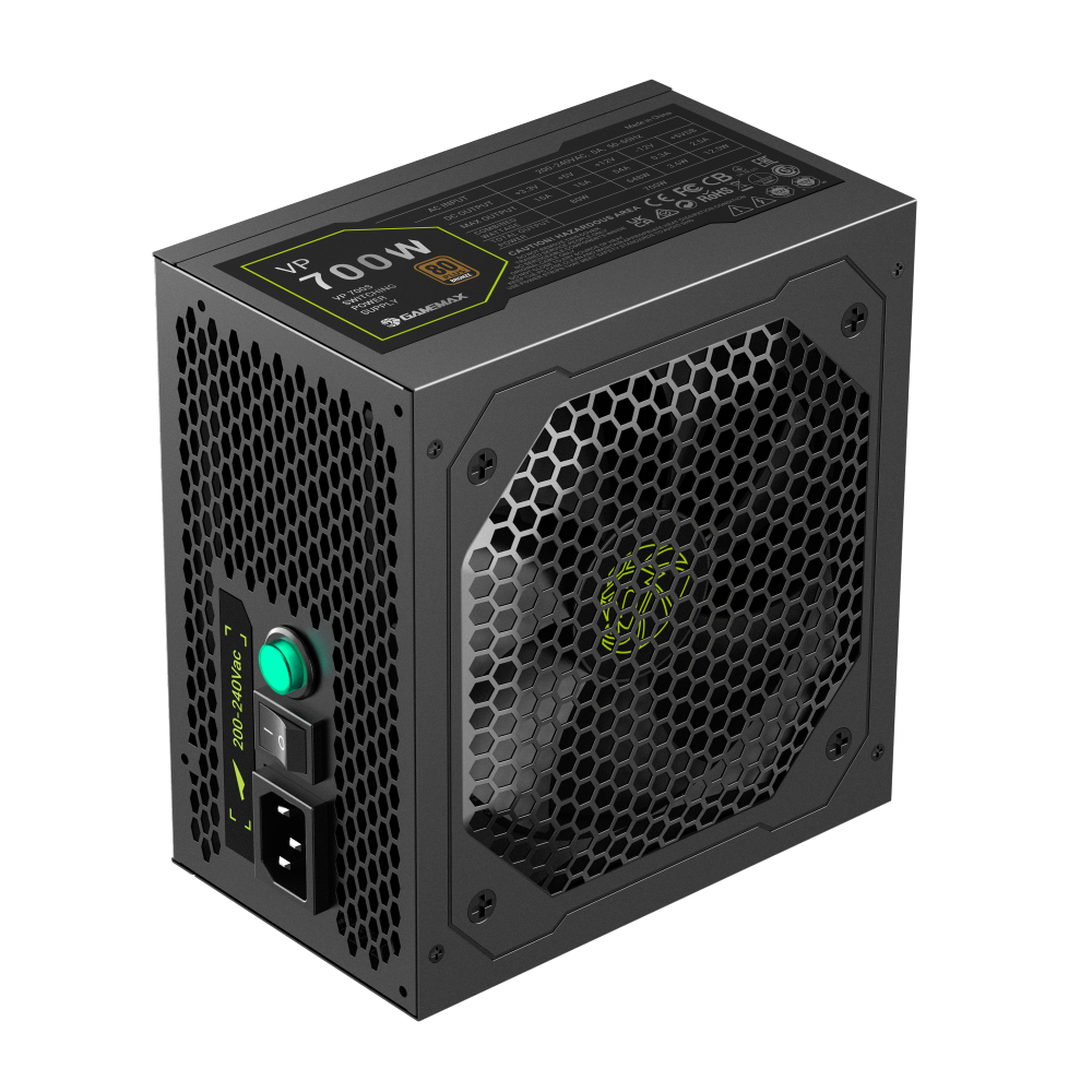 Gamemax PSU | VP 700S | 700 W | Bronze | Non-Modular