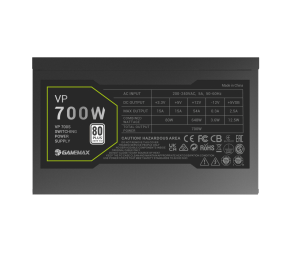 Gamemax PSU | VP 700S | 700 W | Bronze | Non-Modular