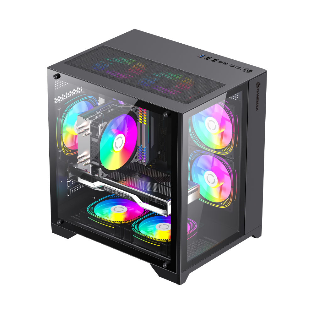 Gamemax Case | INFINITY MINI BK | M-ATX