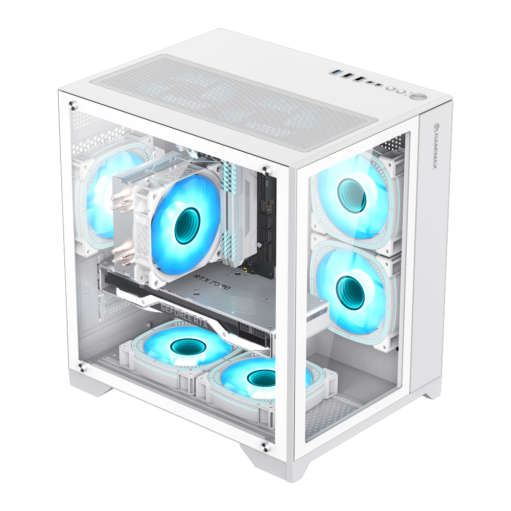 Gamemax Case | INFINITY MINI WH | M-ATX