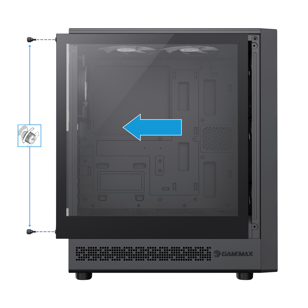 Gamemax Case | STORM 2 AB | ATX