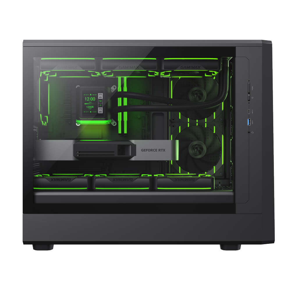 Gamemax Case | CLAW 360 BK | M-ATX