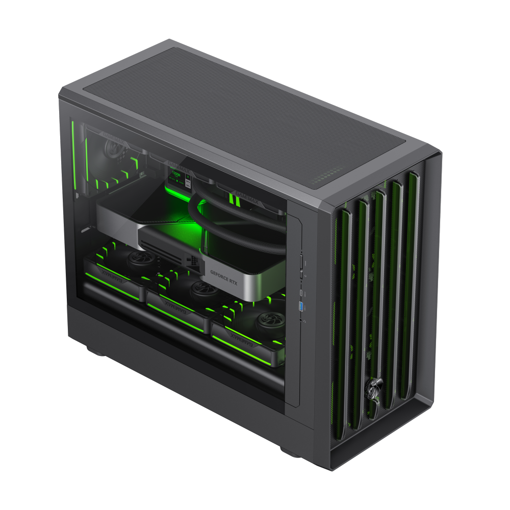 Gamemax Case | CLAW 360 BK | M-ATX