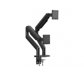 Digitus Desk Mount | Height, tilt, rotation, depth, pivot | Dual Monitor Mount | 2x 45 " | Maximum weight (capacity) 2x 20 kg | Black