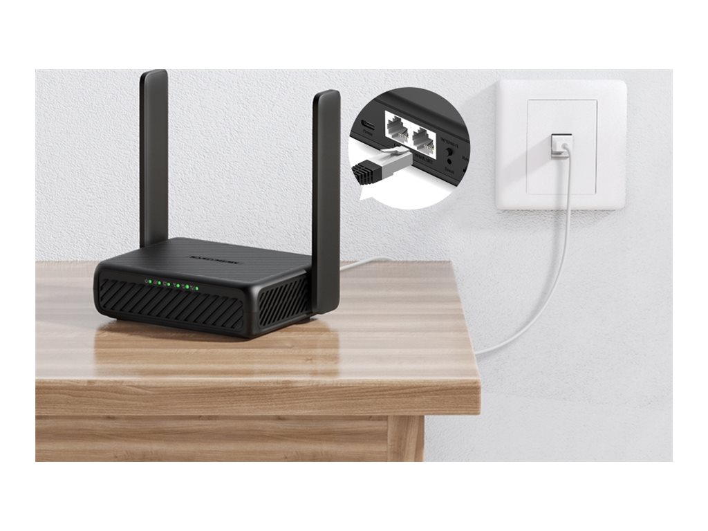 Mercusys MB113-4G | Wireless 4G LTE Portable Router | 802.11n | Ethernet LAN (RJ-45) ports 2 | 300 Mbit/s | Mesh Support No | MU-MiMO No | 4G