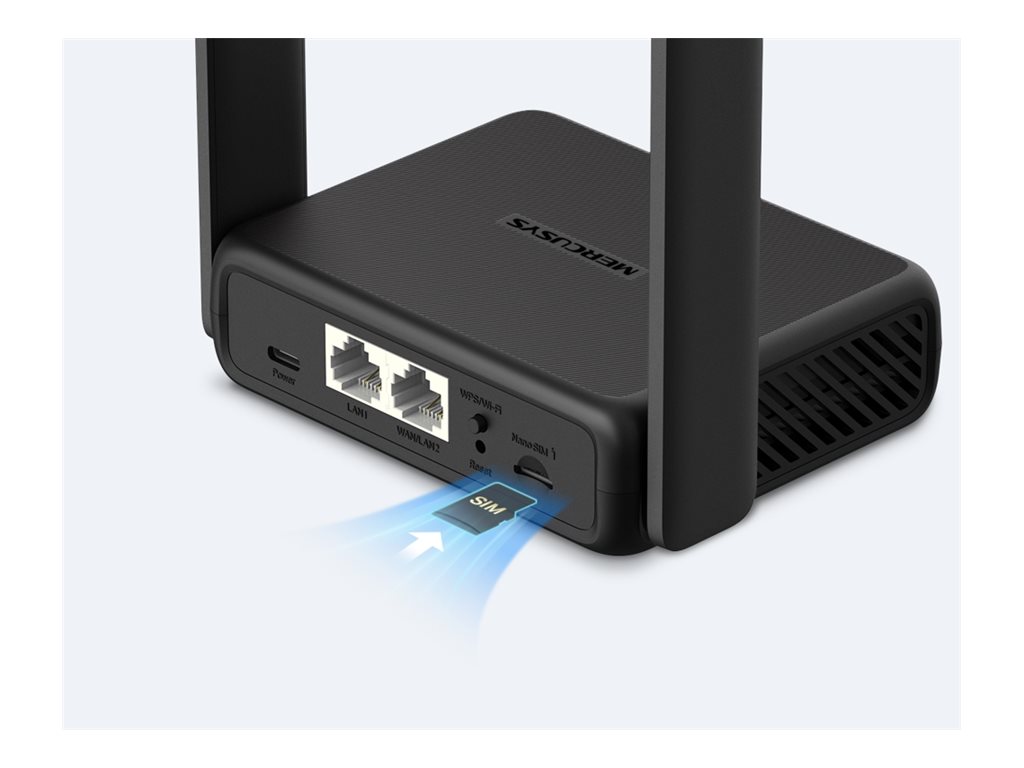 Mercusys MB113-4G | Wireless 4G LTE Portable Router | 802.11n | Ethernet LAN (RJ-45) ports 2 | 300 Mbit/s | Mesh Support No | MU-MiMO No | 4G