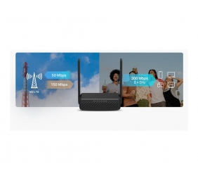 Mercusys MB113-4G | Wireless 4G LTE Portable Router | 802.11n | Ethernet LAN (RJ-45) ports 2 | 300 Mbit/s | Mesh Support No | MU-MiMO No | 4G