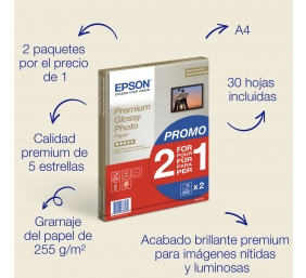 Premium Glossy Photo Paper 30 sheets | Photo | White | 255 g/m² | A4