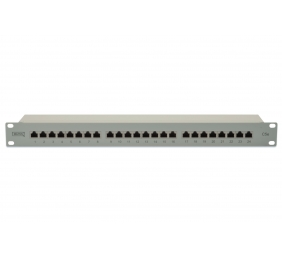 Digitus | Patch Panel | DN-91524S | White | Category: CAT 5e; Ports: 24 x RJ45; Retention strength: 7.7 kg; Insertion force: 30N max | 48.2 x 4.4 x 10.9 cm