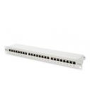 Digitus | Patch Panel | DN-91624S | White | Category: CAT 6; Ports: 24 x RJ45; Retention strength: 7.7 kg; Insertion force: 30N max | 48.2 x 4.4 x 10.9 cm