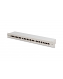 Digitus | Patch Panel | DN-91624S | White | Category: CAT 6; Ports: 24 x RJ45; Retention strength: 7.7 kg; Insertion force: 30N max | 48.2 x 4.4 x 10.9 cm