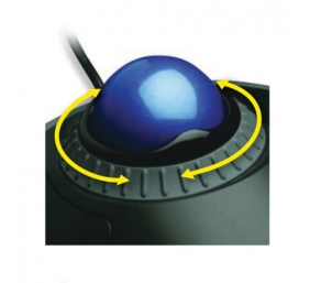 Rutulinis manipuliatorius Kensington Orbit Trackball su Scroll Ring