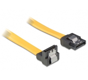 DELOCK Cable SATA 30cm yellow un/geMetal