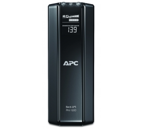 Schneider Electric APC Back-UPS Pro, Tower, 10x IEC C13 outlets, AVR, LCD, user-replaceable battery | BR1500GI | 1500 VA | 865 W | 230 V