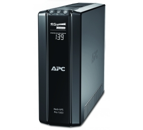 Schneider Electric APC Back-UPS Pro, Tower, 10x IEC C13 outlets, AVR, LCD, user-replaceable battery | BR1500GI | 1500 VA | 865 W | 230 V