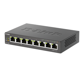 D-Link | 8-Port Gigabit PoE Switch (4xPoE) | DGS-1008P | Unmanaged | Desktop | Power supply type External