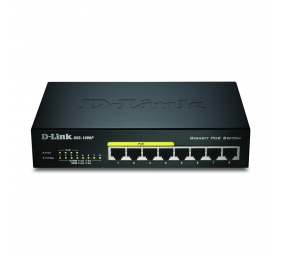 D-Link | 8-Port Gigabit PoE Switch (4xPoE) | DGS-1008P | Unmanaged | Desktop | 1 Gbps (RJ-45) ports quantity | SFP ports quantity | PoE ports quantity | PoE+ ports quantity | Power supply type External | month(s)