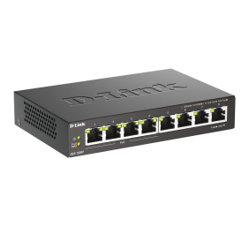 D-Link | 8-Port Gigabit PoE Switch (4xPoE) | DGS-1008P | Unmanaged | Desktop | Power supply type External