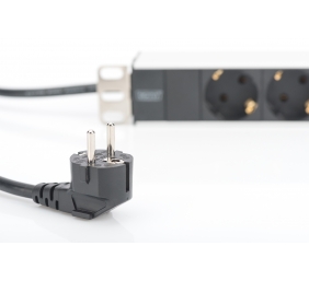 Aluminum outlet strip with 8 safety outlets | DN-95401 | Sockets quantity 8