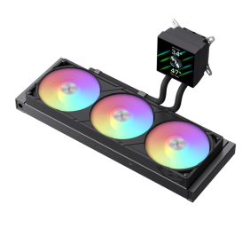 Gamemax CPU Liquid Cooler | GLACIER 360 LCD BK | Black