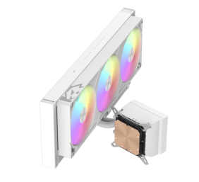 Gamemax CPU Liquid Cooler | GLACIER 360 LCD WH | White