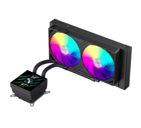 Gamemax CPU Liquid Cooler | GLACIER 240 LCD BK | Black