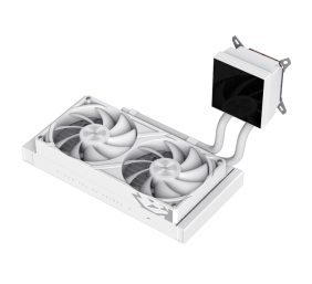 Gamemax CPU Liquid Cooler | GLACIER 240 LCD WH | White