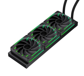 Gamemax CPU Liquid Cooler | HAILSTORM 360 LCD BK | Black