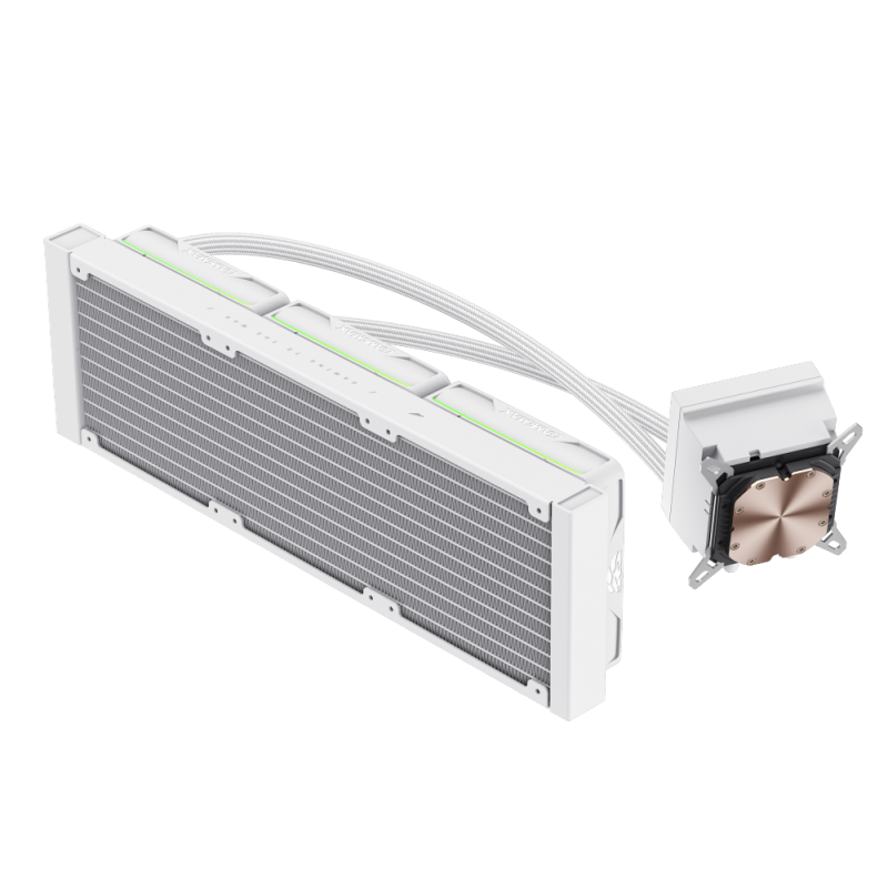 Gamemax CPU Liquid Cooler | HAILSTORM 360 LCD WH | White