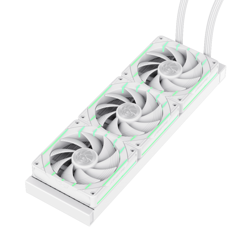 Gamemax CPU Liquid Cooler | HAILSTORM 360 LCD WH | White