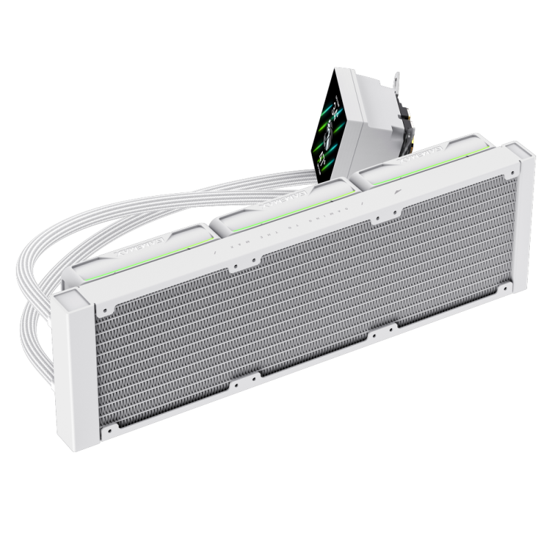 Gamemax CPU Liquid Cooler | HAILSTORM 360 LCD WH | White