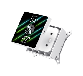 Gamemax CPU Liquid Cooler | HAILSTORM 360 LCD WH | White