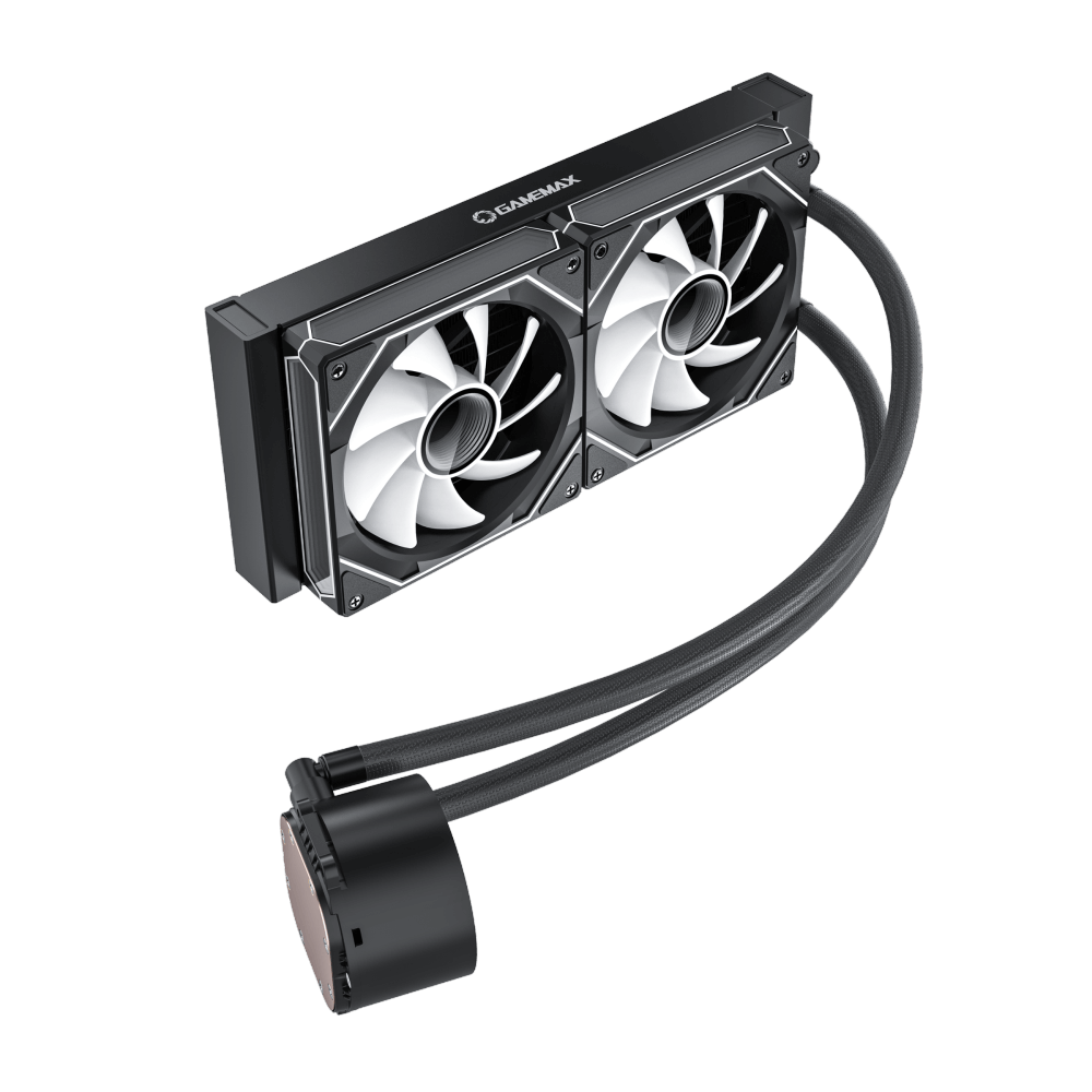 Gamemax CPU Liquid Cooler | ICEBURG 240 DIGITAL BK | Black