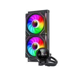 Gamemax CPU Liquid Cooler | ICEBURG 240 DIGITAL BK | Black