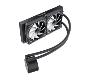 Gamemax CPU Liquid Cooler | ICEBURG 240 DIGITAL BK | Black